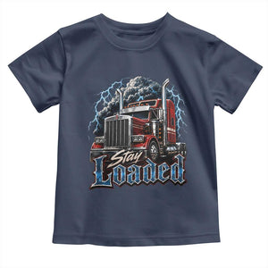 Truck Driver Toddler T Shirt Funny Trucker Husband Big Rig Semi Trailer Truckin
