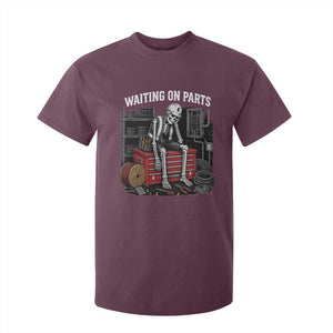 Electrician Skeleton T Shirt For Kid Waiting On Parts Funny Graphic