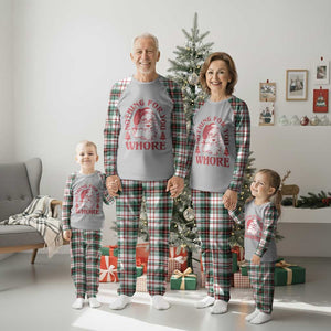 Xmas Santa Plaid Pajama Set Vintage Nothing For You Whore Family Xmas TS10 Christmas Plaid Print Your Wear