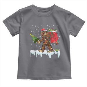 Bigfoot Christmas Tree Lights Baby Shirt Believe Xmas Sasquatch Lovers Funny TS10 Charcoal Print Your Wear