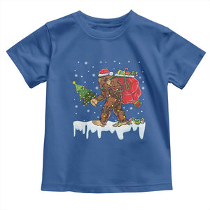 Bigfoot Christmas Tree Lights Baby Shirt Believe Xmas Sasquatch Lovers Funny TS10 Royal Blue Print Your Wear