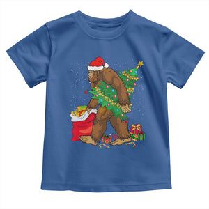 Bigfoot Christmas Baby Shirt Believe Sasquatch Lovers Xmas Tree Lights TS10 Royal Blue Print Your Wear