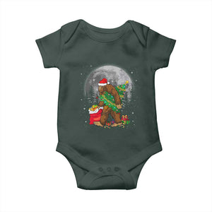 Bigfoot Christmas Tree Lights Baby Onesie Believe Xmas Sasquatch Lovers Ugly Gift TS10 Print Your Wear