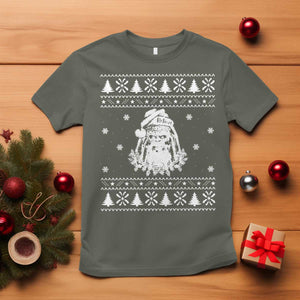 Bigfoot Santa Claus T Shirt Funny Ugly Xmas Sasquatch Lovers TS10 Military Green Print Your Wear