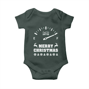 Merry Christmas Shitter's Full Baby Onesie Funny Ugly Christmas Sweater TS10 Print Your Wear