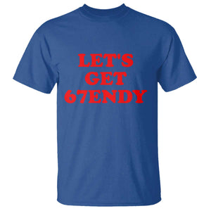 Let's Get Sendy 67 T Shirt Funny 6 7 Six Seven 6 7endy Meme TS10 Royal Blue Print Your Wear