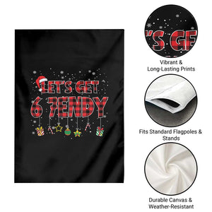 Six Seven Christmas Garden Flag Let's get Sendy 7endy Funny 67 6 7 Meme Gen Alpha Slang TS10 Print Your Wear