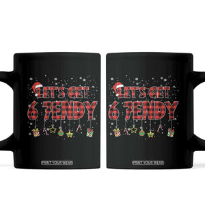 Six Seven Christmas Coffee Mug Let's get Sendy 7endy Funny 67 6 7 Meme Gen Alpha Slang TS10 Black Print Your Wear
