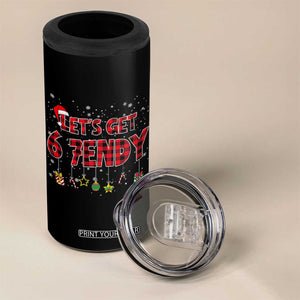 Six Seven Christmas 4 in 1 Can Cooler Tumbler Let's get Sendy 7endy Funny 67 6 7 Meme Gen Alpha Slang TS10 Print Your Wear