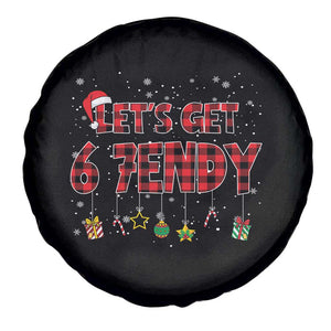 Six Seven Christmas Spare Tire Cover Let's get Sendy 7endy Funny 67 6 7 Meme Gen Alpha Slang TS10 Print Your Wear