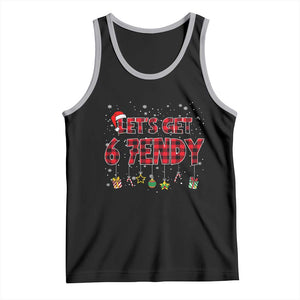 Six Seven Christmas Tank Top Let's get Sendy 7endy Funny 67 6 7 Meme Gen Alpha Slang TS10 Black Athletic Heather Print Your Wear