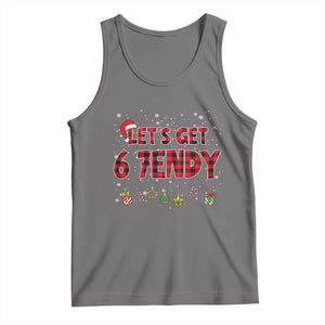 Six Seven Christmas Tank Top Let's get Sendy 7endy Funny 67 6 7 Meme Gen Alpha Slang TS10 Deep Heather Print Your Wear