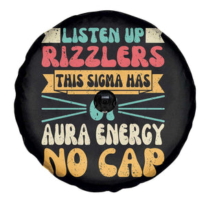 Listen Up Rizzlers This Sigma Has 67 Aura Energy Six Seven Spare Tire Cover TS10 Print Your Wear