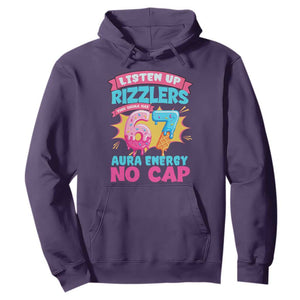 Listen Up Rizzlers This Sigma Has 67 Aura Energy Six Seven Hoodie Baseball Drip Number 67 TS10 Purple Print Your Wear
