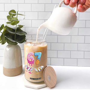 Funny 67 Six Seven Ice Cream Drip Glass Can Cool Meme 6 7 Funny Number Couple Matching Costume TS10 Print Your Wear