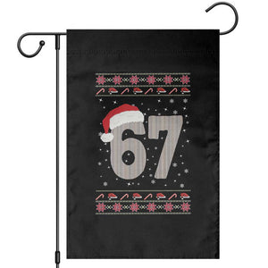 Funny Six Seven 6 7 Meme Ugly Christmas Garden Flag Gen Alpha Slang TS10 Black Print Your Wear