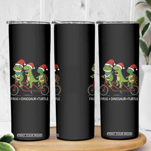Subtle FDT Christmas Skinny Tumbler Frog Dinosaur Turtle Political Satire TS10 Print Your Wear