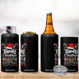 Family Christmas 2025 4 in 1 Can Cooler Tumbler Matching Xmas Squad Santa TS10 Print Your Wear