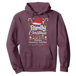 Family Christmas 2025 Hoodie Matching Xmas Squad Santa TS10 Maroon Print Your Wear