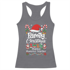 Family Christmas 2025 Racerback Tank Top Matching Xmas Squad Santa TS10 Charcoal Print Your Wear