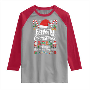 Family Christmas 2025 Raglan Shirt Matching Xmas Squad Santa TS10 Sport Gray Red Print Your Wear