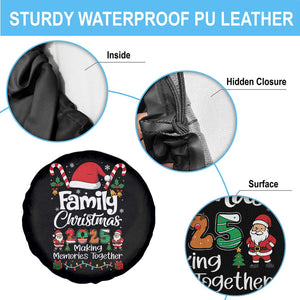Family Christmas 2025 Spare Tire Cover Matching Xmas Squad Santa TS10 Print Your Wear