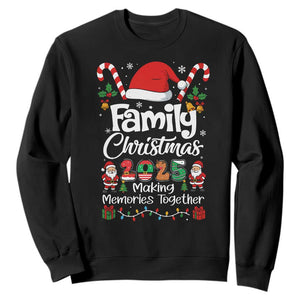Family Christmas 2025 Sweatshirt Matching Xmas Squad Santa TS10 Black Print Your Wear