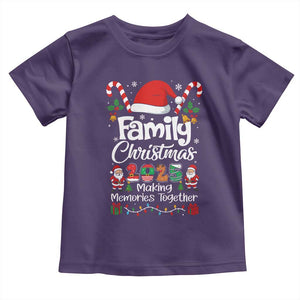 Family Christmas 2025 Toddler T Shirt Matching Xmas Squad Santa TS10 Purple Print Your Wear