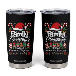 Family Christmas 2025 Tumbler Cup Matching Xmas Squad Santa TS10 Black Print Your Wear