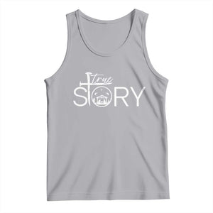 Christian True Story Tank Top Nativity Scene Christmas Faith Cross Jesus Birth TS10 Athletic Heather Print Your Wear