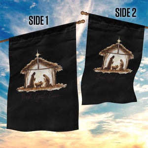 Nativity Scene Garden Flag Christian Christmas Jesus Best Gift Ever TS10 Print Your Wear