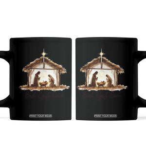 Nativity Scene Coffee Mug Christian Christmas Jesus Best Gift Ever TS10 Black Print Your Wear