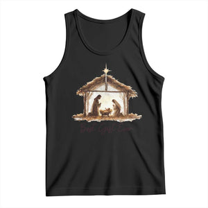 Nativity Scene Tank Top Christian Christmas Jesus Best Gift Ever TS10 Black Print Your Wear