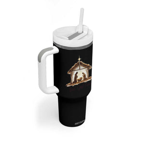 Nativity Scene Tumbler With Handle Christian Christmas Jesus Best Gift Ever TS10 Print Your Wear