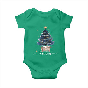 Nativity Scene Baby Onesie Jesus Reason Tis The Season Christian Christmas Tree TS10 Irish Green Print Your Wear