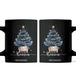 Nativity Scene Coffee Mug Jesus Reason Tis The Season Christian Christmas Tree TS10 Black Print Your Wear