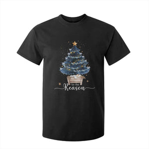 Nativity Scene T Shirt For Kid Jesus Reason Tis The Season Christian Christmas Tree TS10 Black Print Your Wear