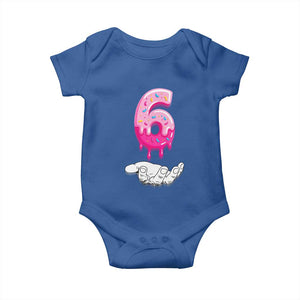 Funny 67 Six Seven Meme Couple Matching Baby Onesie Number 6 Baseball Ice Cream Drip TS10 Royal Blue Print Your Wear