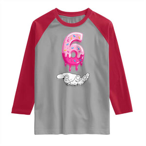 Funny 67 Six Seven Meme Couple Matching Raglan Shirt Number 6 Baseball Ice Cream Drip TS10 Sport Gray Red Print Your Wear