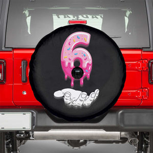 Funny 67 Six Seven Meme Couple Matching Spare Tire Cover Number 6 Baseball Ice Cream Drip TS10 Black Print Your Wear