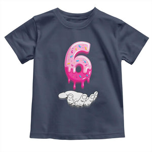 Funny 67 Six Seven Meme Couple Matching Toddler T Shirt Number 6 Baseball Ice Cream Drip TS10 Navy Print Your Wear