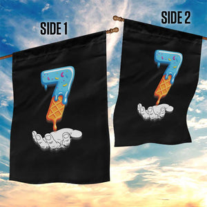 Funny 67 Six Seven Meme Couple Matching Garden Flag Number 7 Baseball Ice Cream Drip TS10 Print Your Wear