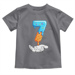 Funny 67 Six Seven Meme Couple Matching Toddler T Shirt Number 7 Baseball Ice Cream Drip TS10 Charcoal Print Your Wear