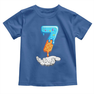 Funny 67 Six Seven Meme Couple Matching Toddler T Shirt Number 7 Baseball Ice Cream Drip TS10 Royal Blue Print Your Wear