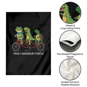 Subtle FDT Garden Flag Frog Dinosaur Turtle Political Satire TS10 Print Your Wear