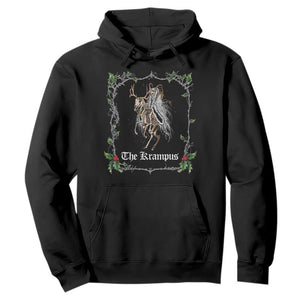 Christmas Krampus Hoodie Goth Xmas Krampus Reindeer Skull Ugly Sweater Evil Pajama TS10 Black Print Your Wear