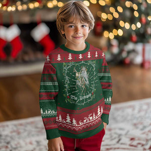 Krampus Ugly Christmas Sweater Goth Xmas Krampus Reindeer Skull Ugly Sweater Evil Pajama TS10 Christmas Print Your Wear