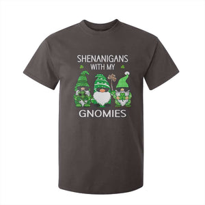 Lucky St Patricks Day Gnomes T Shirt For Kid Shamrock Leopard Gnome Irish TS10 Dark Chocolate Print Your Wear