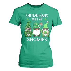 Lucky St Patricks Day Gnomes T Shirt For Women Shamrock Leopard Gnome Irish TS10 Irish Green Print Your Wear