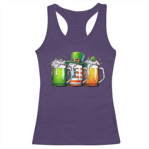 Irish Beer Racerback Tank Top Ireland St Patricks Day Drinking Party TS10 Purple Print Your Wear